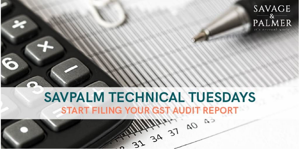 SavPalm Technical Tuesdays – You Can Now Start Filing Your GST Audit Report